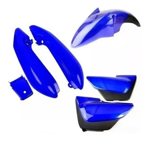 Kit Carenagem Completa Suzuki Yes 125 Azul 2008 - Paramotos