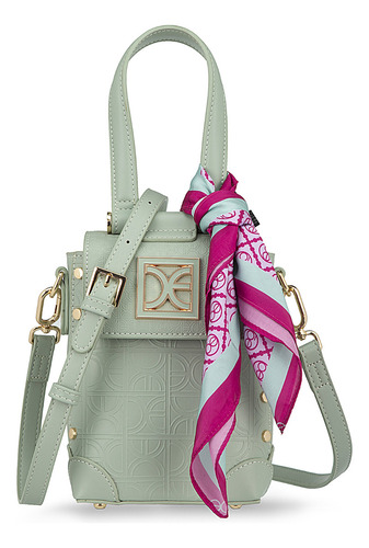 Bolsa Briefcase Cloe Ladasi Chico Color Verde