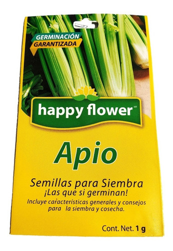 Semillas De Apio Flores Felices Huerto Del Hogar 388