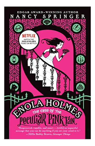 Book : Enola Holmes The Case Of The Peculiar Pink Fan (an..