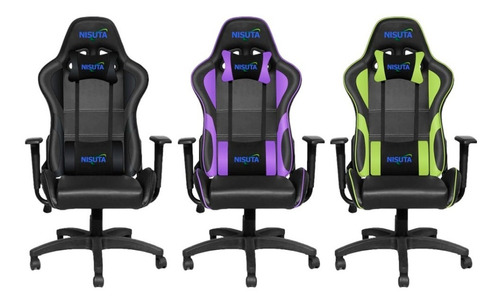 Silla Gamer Alta Calidad Reforzada Con Estructura Metalica 