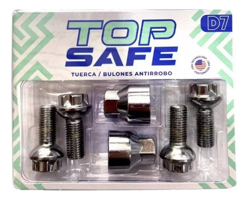 Tuercas Bulones Antirrobo Vw Gol Trend Voyage Up Polo