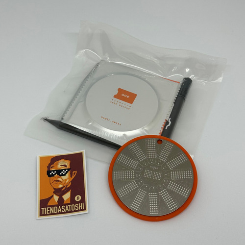 Hodlr One Titanium. Sistema De Backup De Frases En Titanium