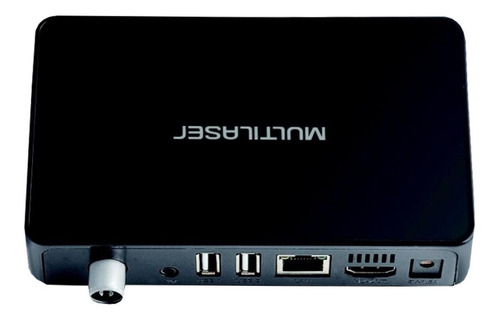 Multilaser Smart TV Box Plus PC001 Full HD 8GB preto com memória RAM de 1GB