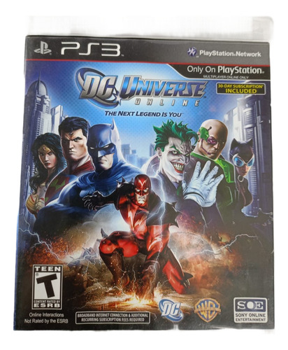 Dc Universe Online Ps3 Original (Usado)