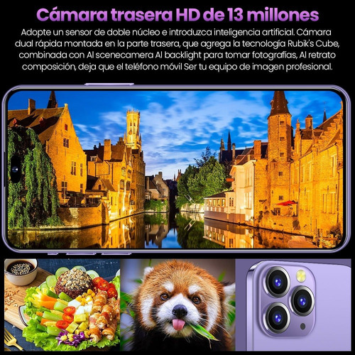 Teléfono Inteligente Android I14 Pro Max 6.8 Pulgadas Móvil