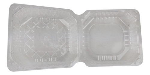 Contenedor Desechable Reyma Bisagra Alimentos Rb180 250 Pzas Transparente