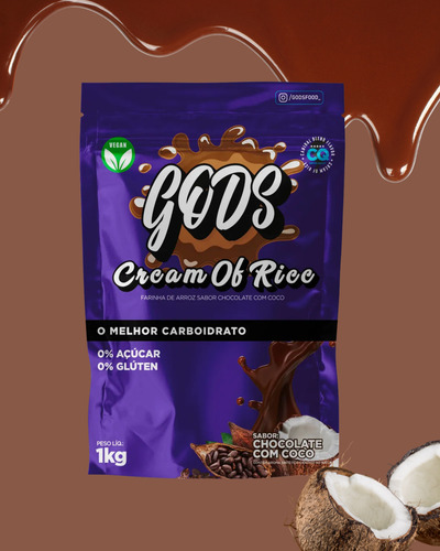 Cream Of Rice Sabor Chocolate Com Coco - Canibal Inc