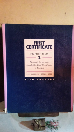 First Certificate Pract Tests 2 With Answers