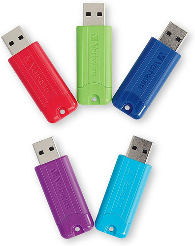 Pendrive Usb 3.0 De 16gb Verbatim Flash Multicolor 5-pack