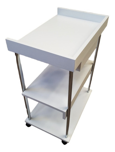 Mesa Auxiliar C/ Ruedas Para Estéticas/ Peluquería - Amanda