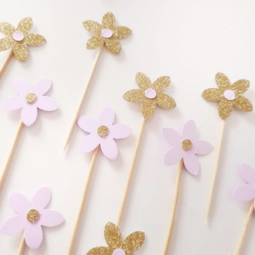 Imagen 5 de 5 de Deco Cumpleaños - Flores - Kit