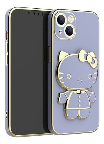 Funda Para iPhone 11 Pro Kitty 3d Con Espejo Soporte