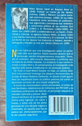 Todo O Nada: La Historia De Mario Santucho - Seoane (Usado)