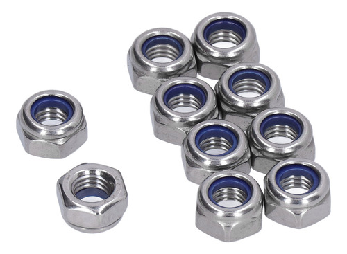 Tuerca De Seguridad Locknut, 100 Unidades, Insertada En Nail