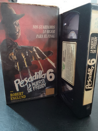 Pesadilla 6-la Muerte De Freddy-rachel Talalay-original-vhs (Usado)
