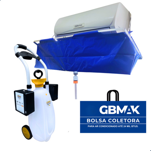 Maquina para Limpeza Ar Condicionador GBMAK POP2P 110-Psi com Bolsa Coletora