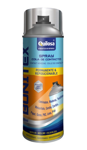 Spray Adhesivo Contacto Permanente & Reposicionable Quilosa