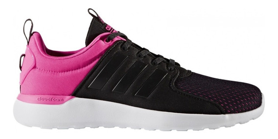 adidas neo negras y rosas