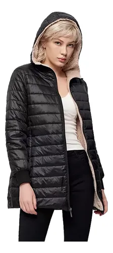Chamarras negras largas para dama new arrivals