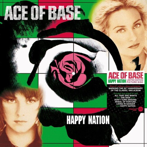 Ace Of Base Happy Nation - Disco Ilustrado En Vinilo Lp
