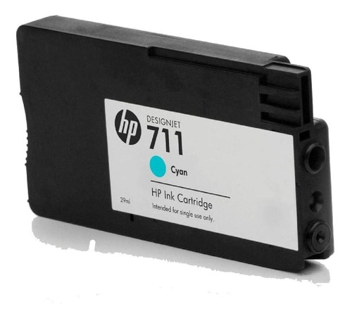 Imagen 2 de 6 de Cartucho De Tinta Hp 711 Cian 29 Ml