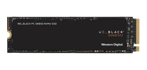 Imagen 1 de 2 de Disco sólido SSD interno Western Digital  SN850 NVMe WDS100T1X0E-00AFY0 1TB