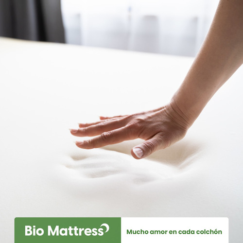 Colchon Bio Mattress Genova Memory Foam Individual Con Box
