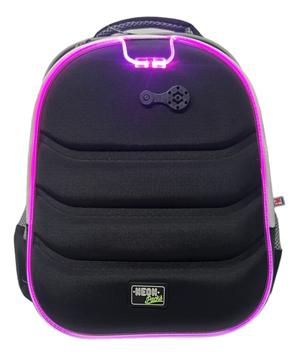 Mochila Con Luces Escolar Original Fotorama Neon Packs