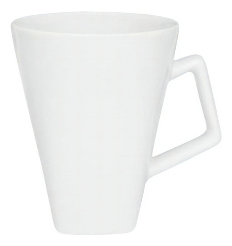 Jarro Taza Mug Quartier 350ml Oxford Ceramica Color Blanco