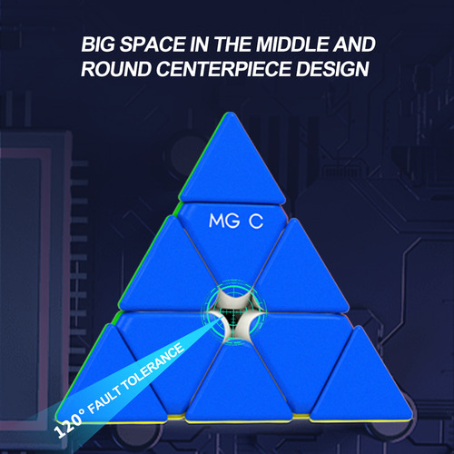Cubo De Rubik Yongjun Mgc Pyramid Magnético Regulable