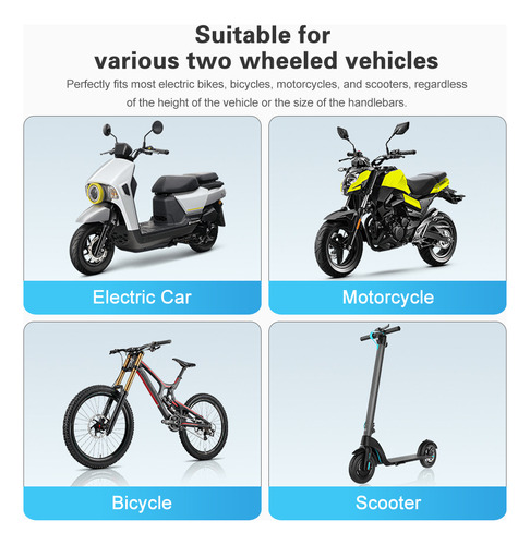 Controlador Remoto Con Botón De Scooter, Moto, Botón