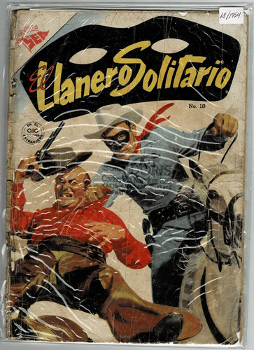El Llanero Solitario Comics #18 Sea-1954