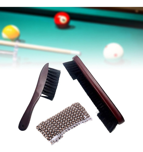 Fs Juego De Mango De Madera Para Cepillo De Mesa De Billar,