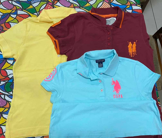 polo wear camisa feminina