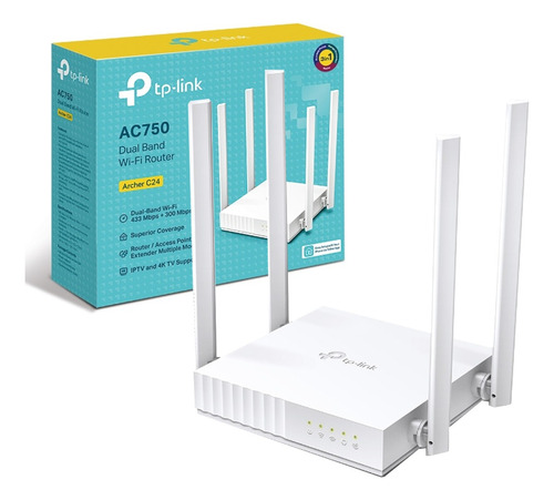 Router Tp-link Archer C24 Banda Doble Ac750 Wifi