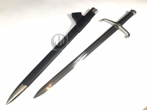 Imagem 4 de 10 de Espada Medieval Templário Funcional Afiada Corte Aço Carbono