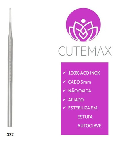 Imagem 8 de 8 de Kit Podologia Profissional 5 Instrumentos Podólogo Bisturi