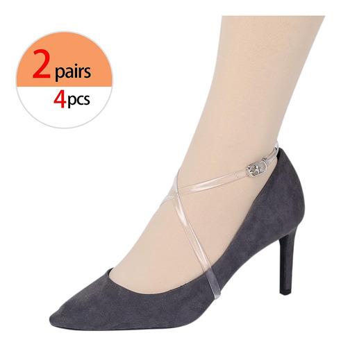 Allegra K Para Mujeres Desmontables Correas De Zapato Transp