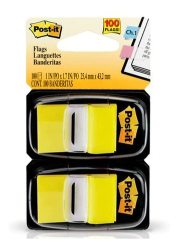 Banderitas Post It 2.54x43.2mm Blister X100 Varios Colores