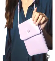 Comprar Prune - Cartera Bandolera Porta Celular De Cuero Prune Puffy