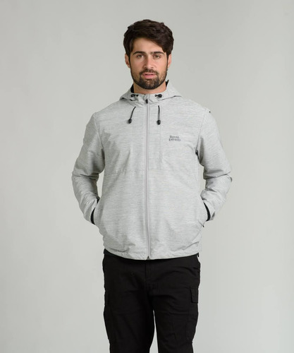 Campera Pro Tech Jacket Gris Claro