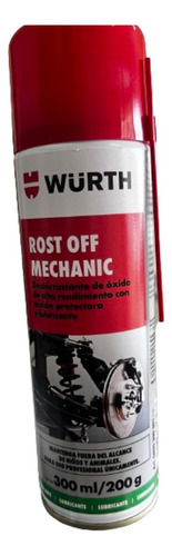Rost Off Mechanic 300ml-200g Wurth Antioxidante