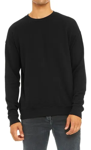 Buzo negro liso hombre hot sale