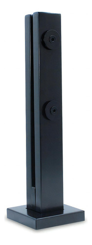 Coluna Torre Inox 304 40cm Guarda Corpo Pronta Cor Preto Fosco