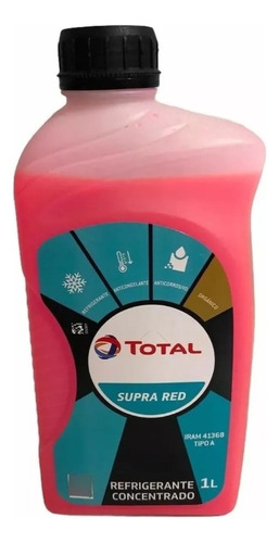 Refrigerante Liquido Concentrado Total X1l Supra Red Citroen