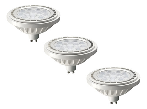 Pack X3 Lamparas Luz Led Ar111 Gu10 11w Dimerizable Etheos