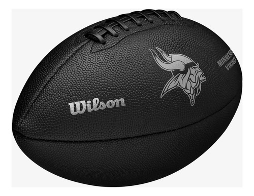 Balon Americano Nfl Team Metallic Minnesota Vikings Wilson Color Negro Tamaño