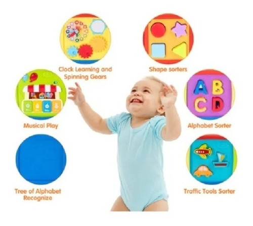 Imagem 5 de 7 de Cubo De Atividades Eletrônico Multikids Baby - Br1241