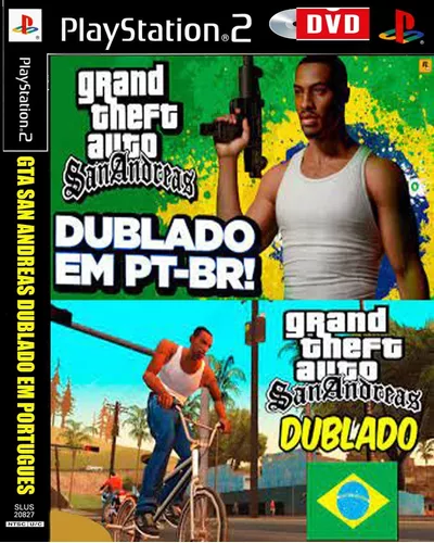 Jogo Gta Grand Theft Auto San Andreas Para Playstaion 2 em